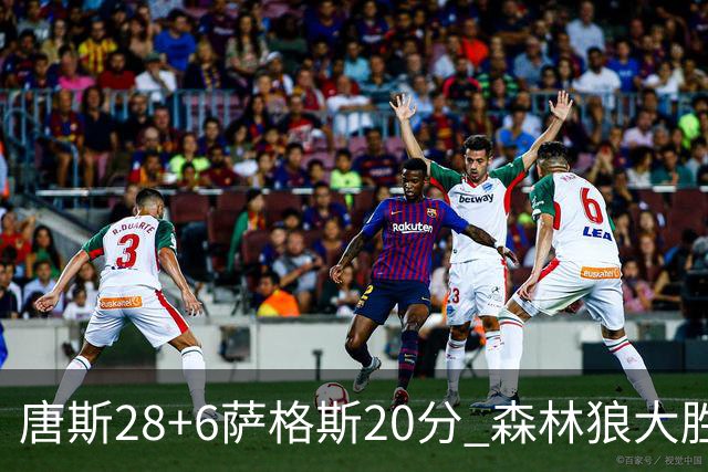 唐斯28+6萨格斯20分 森林狼大胜终结魔术连胜
